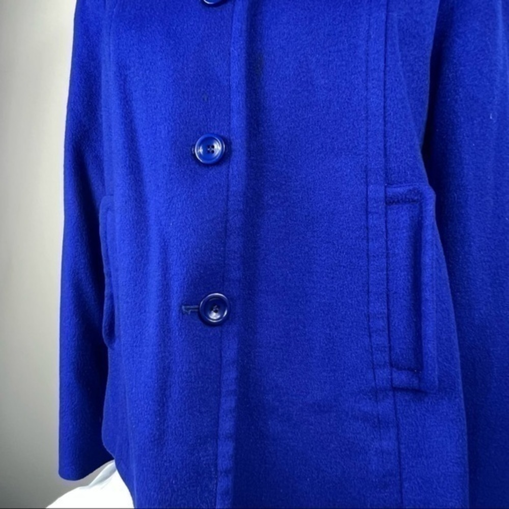 Peck And Peck Button Up Wool Peacoat - image 4